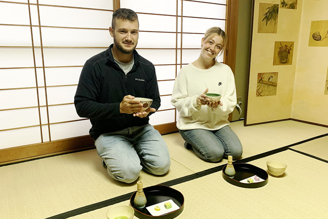 Tea Ceremony Kyoto International guests