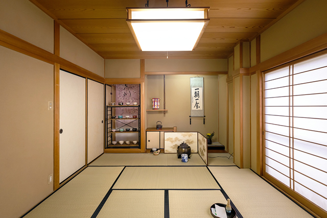 Tea room at Tea Ceremony Canon Kyoto